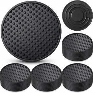 Eccliy 36 Pack Silicone Coasters for Dri...