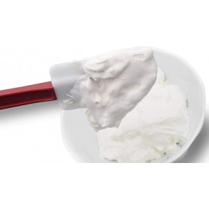 3 PCS Commercial Grade Heat Resistant Silicone Spatulas, 9.5-Inch Rubber Spatulas for Baking, Nonstick & BPA-Free