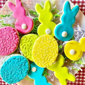 Easter Cookie Cutter Set - 6 Piece Easter Bunny and Egg Cookie Cutters - Stainless Steel Assorted Sizes