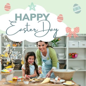 Easter Cookie Cutter Set - 6 Piece Easter Bunny and Egg Cookie Cutters - Stainless Steel Assorted Sizes