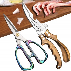 Poultry Shears 2-Pack, Heavy Duty Meat S...