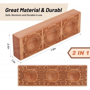 Wooden Ravioli Mold Handmade Pasta Ravioli Board Wood Ravioli Mould Homemade Fresh Pasta wooden Board Tools, Maveite 2 in 1 braid pattern and honeycomb with bees pattern, Pasta Lovers Gift