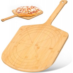 Wooden Pizza Peel 16 Inch Board with Eng...