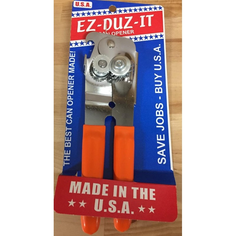 EZ-DUZ-IT Deluxe Can Opener (Orange)