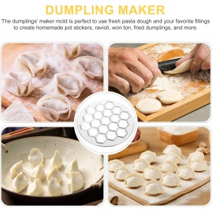 Aluminum Dumpling Pelmeni Molds 19 Hole Metal Dumpling Maker Russian Pelmeni Maker Dumpling Form Russian Ravioli Maker Tools