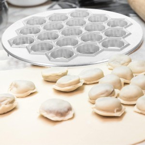 Aluminum Dumpling Pelmeni Molds 19 Hole Metal Dumpling Maker Russian Pelmeni Maker Dumpling Form Russian Ravioli Maker Tools