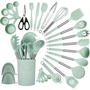 QMVESS Silicone Cooking Utensils Set, 28...