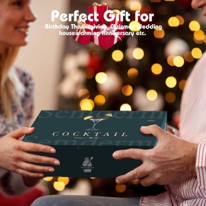 Cocktail Shaker Set, 26-Piece Premium Mixology Bartender Kit - 18/8 Stainless Steel Bar Set with Bamboo Stand - Includes Mixing Tin, Hawthorne & Mesh Strainer - Professional Gift for Men