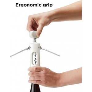 Rabbit Premium Wine Wing Corkscrew Wine Opener and Bottle Opener, Pearl 2.36 x 1.97 x 7.68 IN