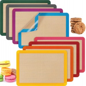Nuanchu 8 Pieces Silicone Baking Mat Non...