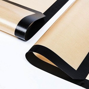 HAPPIELS NonStick Baking Mats for 15 inch Sheets 2-Pack | Silicone Nonstick Baking Mats 10 x 15 inches | Cookie Sheet Mat 10x15 | | Silicon Mats 15x10 in