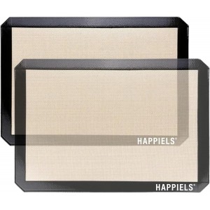 HAPPIELS NonStick Baking Mats for 15 inc...