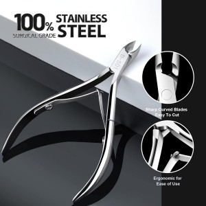 Teenitor Ingrown Toenail Tool, Pedicure Tools for Feet, Stainless Steel Ingrown Toenail Clippers, Ingrown Toenail File and Lifters