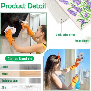 Lucomb Swedish Dish Cloths for Kitchen, 8 Pack Reusable Kitchen Dish Rags Quick Drying Assorted Cleaning Towels for Counters Dishes Home Bar Table Wiping