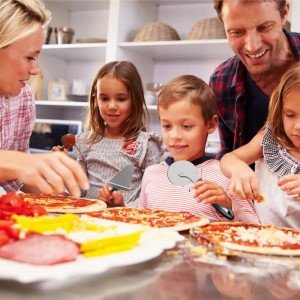 2PCS Pizza Wheel Cutter and Pie Server - Non-Slip Handle, Sharp Stainless Steel Pizza Slicer