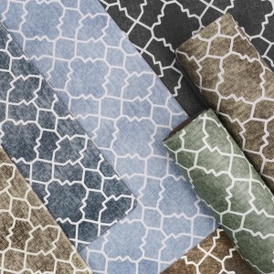 FRESHMINT Kitchen Mat Set of 2, Anti-Fatigue Cushioned Kitchen Mats for Floor, Waterproof Non Slip Comfort Standing Mat, Boho Kitchen Rug for Kitchen Decor, Sink, Office, 17