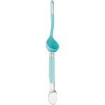 KitchenAid Silicone Ladle, 13 inches, Aqua Sky and KitchenAid Classic Ice Cream Scoop, One Size, Aqua Sky 2