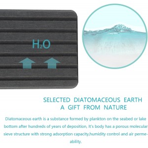 2 PCS Water Absorbent diatomite Coasters, 8.3