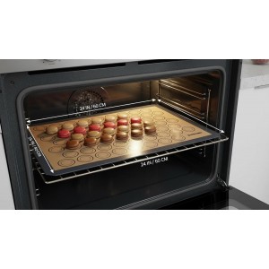 Macaron Silicone Baking Mats - Set of 2 - Full Size - 16 x 24 in (40 x 60 cm), Non-Stick Macaron Mat for Perfect Baking - Dishwasher & Oven Safe, Ideal for Macarons, Cookies, Bread, and More