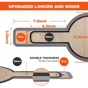 Silicone Bread Sling Dutch Oven - Best Japan Silicone. Non-Stick & Easy Clean Reusable Bread Baking Mat. With Extra Long Handles Baking Sheet Liner, 1 Grey pcs for Transferable Dough