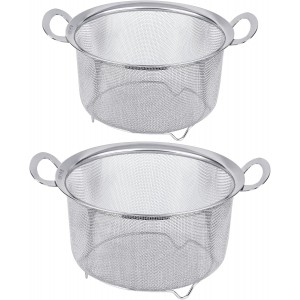 Tiawudi 2 Pack Strainers for Kitchen, 18...
