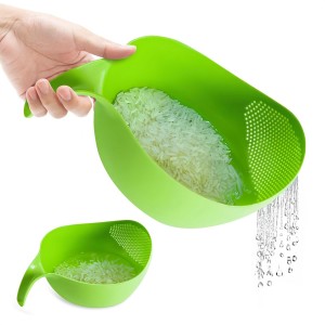 Rice Strainer with Handle - Lightweight ...