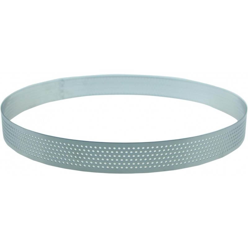Keewah Round Perforated Tart Ring, 9