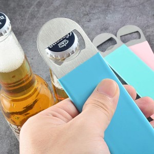3 Pack Heavy Duty Stainless Steel Flat Bottle Opener, Solid and Beer Openers, 7 inches