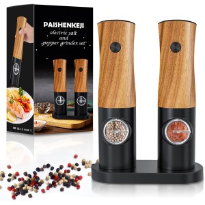 Electric Salt and Pepper Grinder Set - A...