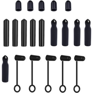 20 Pack Bottle Pourers Dust Covers Olive...