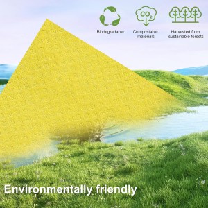 Homaxy Swedish Dishcloths for Kitchen, 10 Pack Reusable and Washable Cellulose Sponge Cloths Dish Towels, Absorbent and No Odor Paper Towels for Dishes ＆ Counters, Assorted