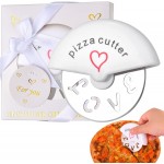 12 slice Pizza Cutter suitable for wedding gifts love used for baby showers and wedding gifts, bridal shower party gifts, souvenirs or decorations