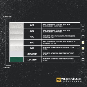 Work Sharp Professional Precision Adjust 600 & 800 grit Fine Diamond Abrasive Kit
