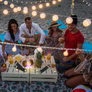 DAJAVE 20 Pieces Flat Bottle Openers, 7 Inch Stainless Steel Bottle Openers Bulk, Black Speed Openers Beer Bottle Opener Bartender for Bar, Kitchen, Restaurant