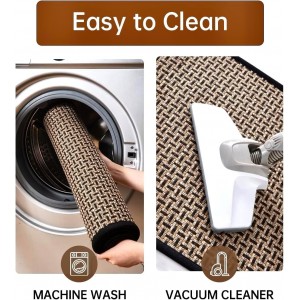 Kitchen Rugs and Mats Non Skid Washable Set of 2 PCS, Absorbent Runner Rugs for Kitchen, Front of Sink, Kitchen Mats for Floor, 17.3