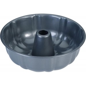 10-Inch Nonstick Cake Pan, Fluted Tube Pan for Pound Cakes, Muffins, Angel Food Cake, Coffee Cake, and More – Easy Release, Dishwasher Safe, Oven Safe, Heavy Duty