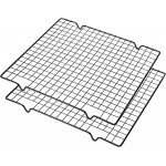 VNIMTI Baking Cooling Rack 2 Sets, Cookie Cooling Racks for Cooking, Baking, Roasting, Grilling, Drying, Oven Safe Wire Rack, 11