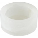 Santa Barbara Design Studio Wine Coaster Handcrafted Alabaster Wine Bottle Coaster, 4.5