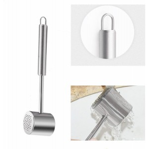 Meat Tenderizer Hammer, Heavy Duty Meat Tenderizer, Dual-sided Meat, Dual-sided Meat Tenderizer for Tenderizing Steak, Chicken Breasts, Pork Chops