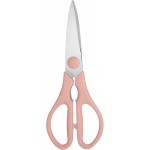 Kitchen Scissors, Rkqoa Pink Kitchen Shears Set Heavy Duty Cooking Scissor, Dishwasher Safe Stainless Steel Sharp Utility Shear for Cooking, Everyday use