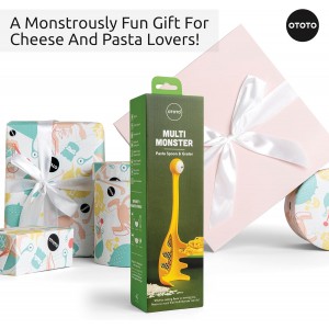 OTOTO Pasta Spoon & Spaghetti Spoon - Cooking Gadgets, Cooking Gifts, Cool Kitchen Gadgets, Cool Gifts, Cute Kitchen Accessories, Funny Gifts, Random Stuff