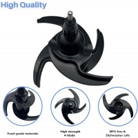 Blender Dough Blade Replacement for Ninja 64-oz 72-oz Food Processor Bowl Combo Dough Hook 320KKU770 for Ninja 8-Cup 9-Cup Pitcher CT682SP BL681A BL682 BL770 BL770AMZ BL910 BN600 BN601 BN800 BN801
