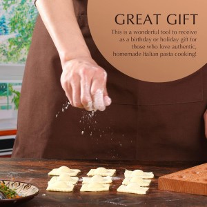 Hand-carved Ravioli Mold Wooden Ravioli Maker Mould Ravioli Tray Haoideo Handmade Wood Ravioli board Pasta Pierogi Press Tools Dumplings Mold Potsticker Meat Pie Pelmeni Maker