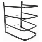 Linden Sweden Metal Baker’s Cooling Rack - Cooling Racks for Cooking and Baking - Storage for Craft and Baking Supplies - Collapsible Racks for Pizza Stones, Cookie Sheets, Pans - 22x 10x 1 Inches