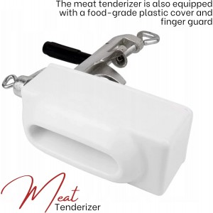 Heavy Duty Manual Meat Tenderizer – Cuber Tool Steak Flatten Tool Meat Tenderizer Commercial Tool Meat Grinder Attachment Clamp-on Tenderizer Rolling Meat Tenderizer Meat