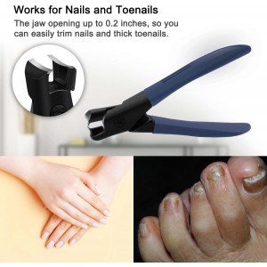 Nail Clippers for Men - Toenail Clippers for Thick Nails, Fingernail Clipper for Adult Men Women Seniors, Toe Nail Clippers