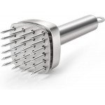 Aliglow 304 Stainless Steel Meat Tenderizer Needle Meat Hammer Mallet Tool Pounder For Tenderizing and Pounding Steak, Beef Pork Chicken BBQ And Poultry