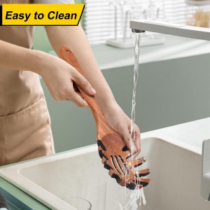 Wooden Pasta Spoon with Teeth Spaghetti Fork Tongs 12.5 Inch Pasta Forks Serving Utensils Acacia Wood Spaghetti Server Spoons Ladle Pastas Spatula Kitchen Tool Spaghettis Scoop Strainer Noodle Spoon