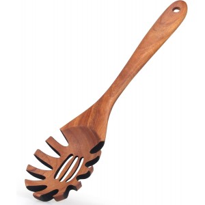 Wooden Pasta Spoon with Teeth Spaghetti ...