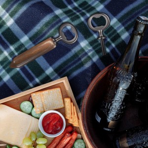 Metal Bottle Opener Kit - 10 Pcs Stainless Steel Inserts, DIY Beer Opener Hardware, Flat Black Inserts